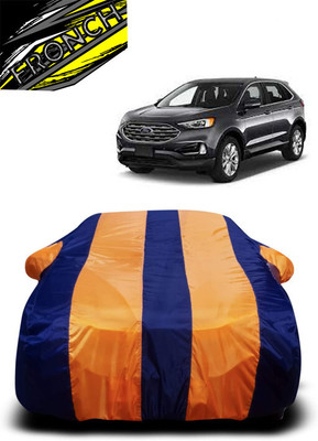 FRONCH Car Cover For Ford Edge SEL (With Mirror Pockets)(Orange, Blue)