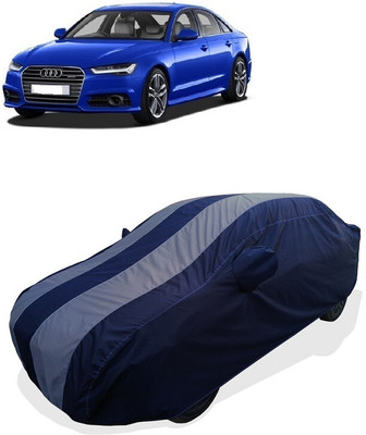 Coxtor Car Cover For Audi A6 35 TDI Matrix Edition (With Mirror Pockets)(Grey)