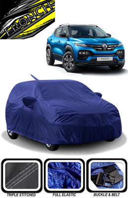 FRONCH Car Cover For Renault Kiger (With Mirror Pockets)(Blue)