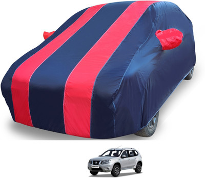 MOCKHE Car Cover For Nissan Terrano (With Mirror Pockets)(Red)