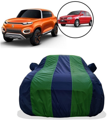 Tricway Car Cover For Maruti Suzuki Zen (With Mirror Pockets)(Green)