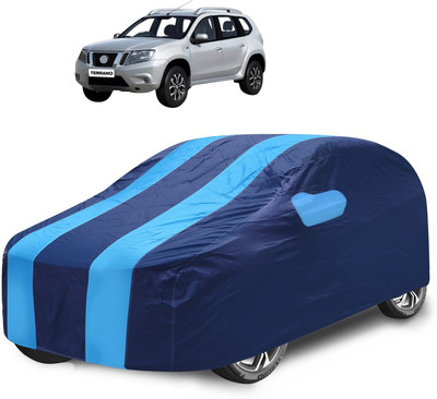 Caronix Car Cover For Nissan Terrano (With Mirror Pockets)(Blue)