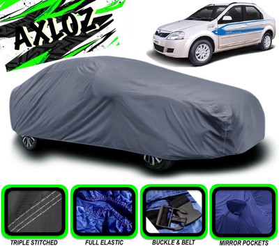 AXLOZ Car Cover For Mahindra e-Verito (With Mirror Pockets)(Grey)