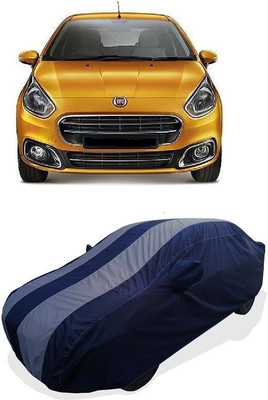 QLAX Car Cover For Maruti Punto EVO 90HP 1.3 Sport (With Mirror Pockets)(Grey)