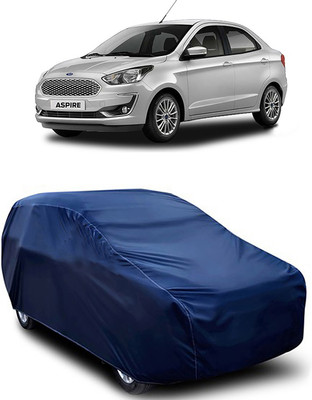 MoTRoX Car Cover For Ford Aspire (Without Mirror Pockets)(Blue)