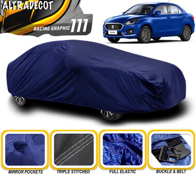 ALTRADECOT Car Cover For Maruti Suzuki Swift Dzire 1.2L (With Mirror Pockets)(Blue)