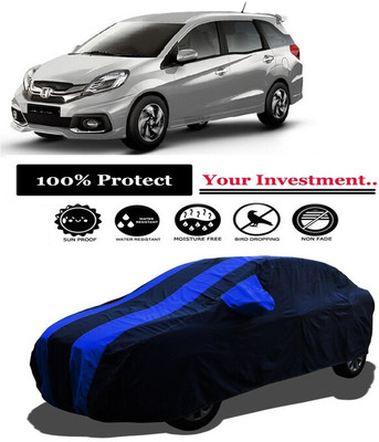 Amexride Car Cover For Honda Mobilio RS Option i DTEC (With Mirror Pockets)(Multicolor)
