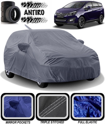 ANTIRO Car Cover For Mahindra Marazzo (With Mirror Pockets)(Grey)