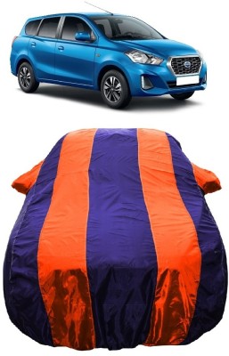 Wegather Car Cover For Datsun Go Plus D Petrol (With Mirror Pockets)(Orange)