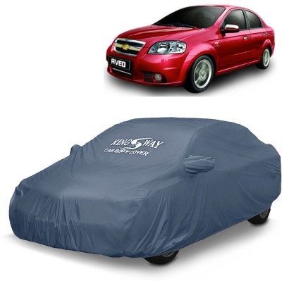 Kingsway Car Cover For Chevrolet Aveo (With Mirror Pockets)(Grey, For 2007, 2008, 2009, 2010, 2011, 2012 Models)