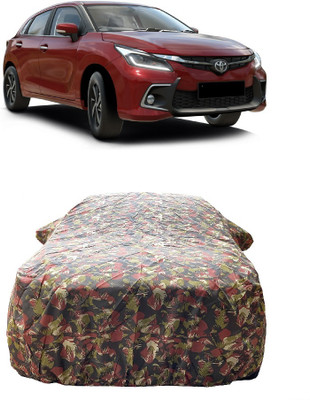 Wegather Car Cover For Toyota Glanza V (With Mirror Pockets)(Multicolor)