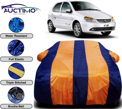 AUCTIMO Car Cover For Tata Indica eV2 (With Mirror Pockets)(Multicolor)