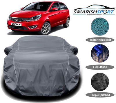 Swarish Car Cover For Tata Bolt (With Mirror Pockets)(Grey)