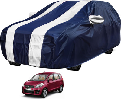 Auto Hub Car Cover For Maruti Suzuki Ertiga (Without Mirror Pockets)(Black, White)