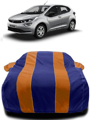 Autoprime Car Cover For Tata Altroz XT Diesel (With Mirror Pockets)(Orange, Blue)