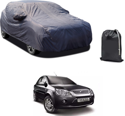 GOSHIV-car and bike accessories Car Cover For Ford Fiesta Classic (With Mirror Pockets)(Grey)