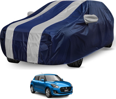Auto Hub Car Cover For Maruti Suzuki Swift (Without Mirror Pockets)(Black, Grey)