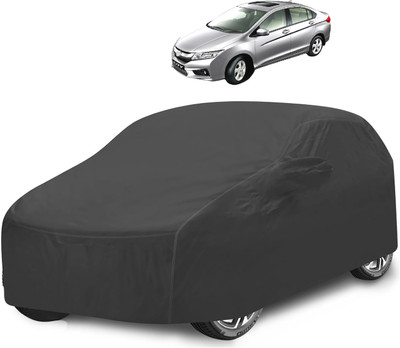 Caronix Car Cover For Honda City i-Dtec (With Mirror Pockets)(Grey)