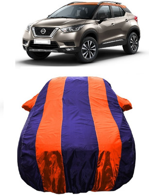Wegather Car Cover For Nissan Kicks XL 1.5 (With Mirror Pockets)(Orange)