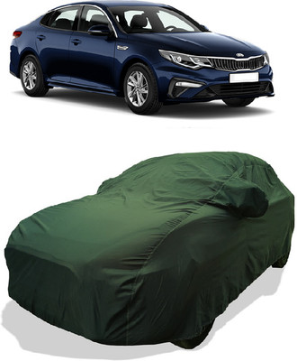 Coxtor Car Cover For Kia Optima (With Mirror Pockets)(Green)