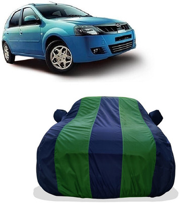 Tricway Car Cover For Mahindra E Verito D4 Electric (With Mirror Pockets)(Green)