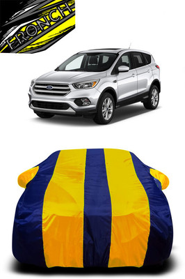 FRONCH Car Cover For Ford Escape S (With Mirror Pockets)(Yellow, Blue)