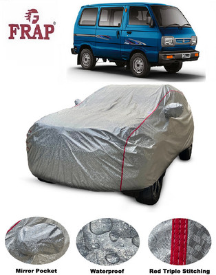 Frap Car Cover For Maruti Suzuki Omni (With Mirror Pockets)(Silver)