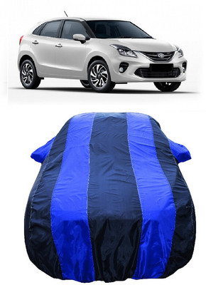 Wegather Car Cover For Toyota Glanza G Hybrid (With Mirror Pockets)(Blue)