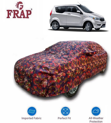 Frap Car Cover For Mahindra e2o (With Mirror Pockets)(Multicolor)