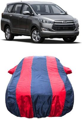 Wegather Car Cover For Toyota Innova Crysta 2.4 GX AT Diesel (With Mirror Pockets)(Red)