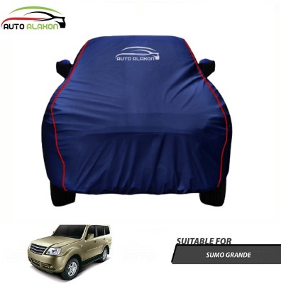 AUTO ALAXON Car Cover For Tata Sumo Grande (With Mirror Pockets)(Blue)