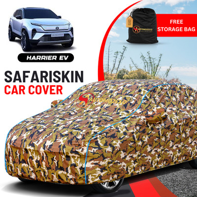AUTOMOZEXO Car Cover For Tata Harrier (With Mirror Pockets)(Multicolor)