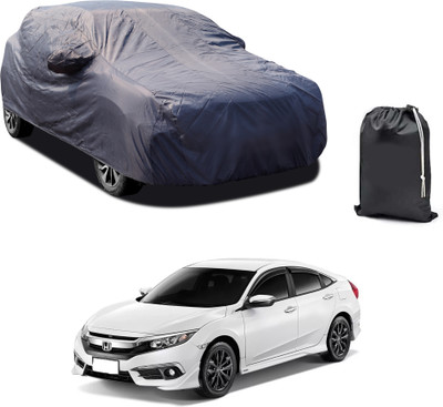 PAGORA Car Cover For Honda Civic (With Mirror Pockets)(Grey)