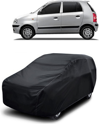 MoTRoX Car Cover For Hyundai Santro Xing (Without Mirror Pockets)(Black)