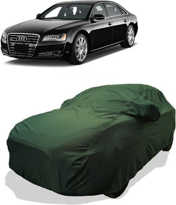 QLAX Car Cover For Maruti A8 4E 4.2 TDI Quattro (With Mirror Pockets)(Gold)