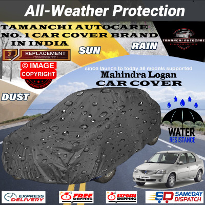 Tamanchi Autocare Car Cover For Mahindra Logan(Grey)