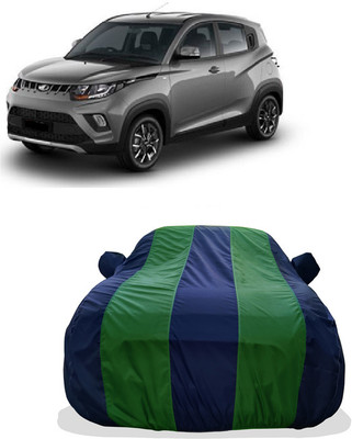 Tricway Car Cover For Mahindra KUV100 NXT D75 K2 Plus Diesel (With Mirror Pockets)(Green)