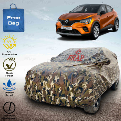 Frap Car Cover For Renault Captur (With Mirror Pockets)(Multicolor, Red)