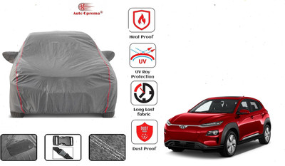 Auto Oprema Car Cover For Hyundai Kona Electric (With Mirror Pockets)(Grey)