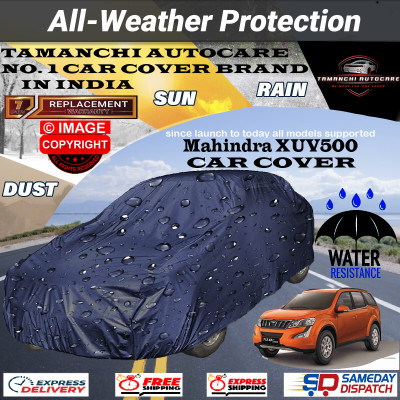 Tamanchi Autocare Car Cover For Mahindra XUV 500(Blue)