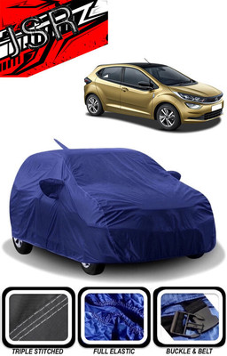J S R Car Cover For Tata Altroz XM Petrol (With Mirror Pockets)(Blue)
