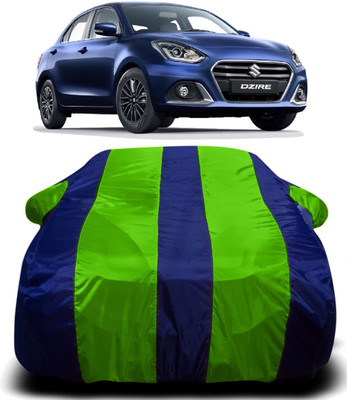 AXLOZ Car Cover For Maruti Suzuki Dzire (With Mirror Pockets)(Multicolor)