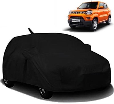 Swarish Car Cover For Maruti Suzuki S-Presso (With Mirror Pockets)(Black)