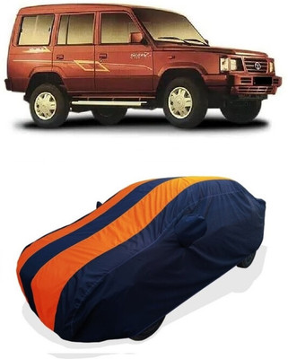 Coxtor Car Cover For Tata Spacio (With Mirror Pockets)(Orange)