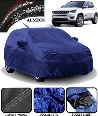 ALMICS Car Cover For Jeep Jeep (With Mirror Pockets)(Blue)