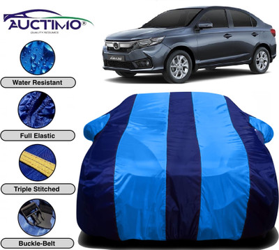 AUCTIMO Car Cover For Honda Amaze (With Mirror Pockets)(Multicolor)