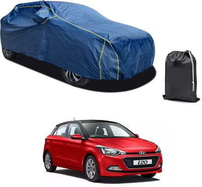 CODOKI Car Cover For Hyundai Elite i20 (With Mirror Pockets)(Blue, For 2019, 2020, 2021, 2022, 2023 Models)