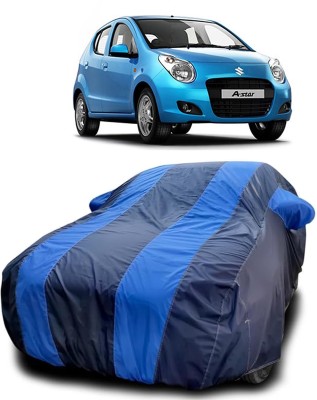 QLAX Car Cover For Maruti Suzuki A-Star VXI (With Mirror Pockets)(Blue)