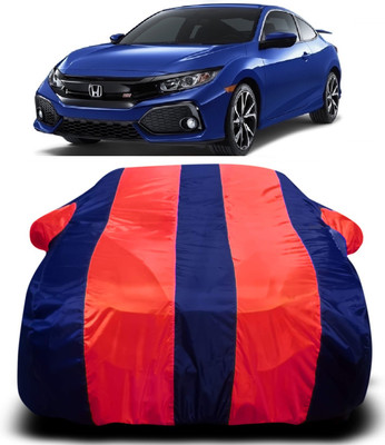 R Rayvin Star Car Cover For Honda Civic (With Mirror Pockets)(Multicolor)