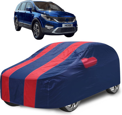 Caronix Car Cover For Tata Hexa (With Mirror Pockets)(Red)